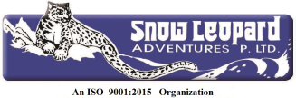 Snow leopard adventure logo